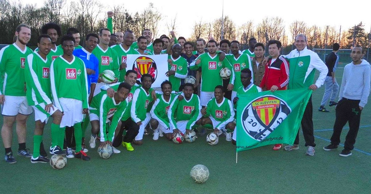 Flüchtlinge Fußball Mannschaft Paderborn