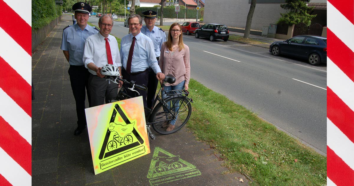 Fahrrad Geisterfahrer Paderborn