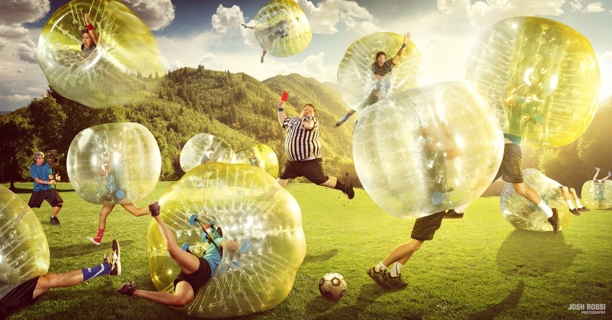 Bubble Soccer-Festival in Paderborn