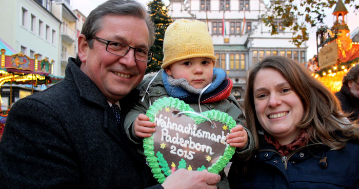 Bürgermeister Dreier eröffnet Paderborner Weihnachtsmarkt