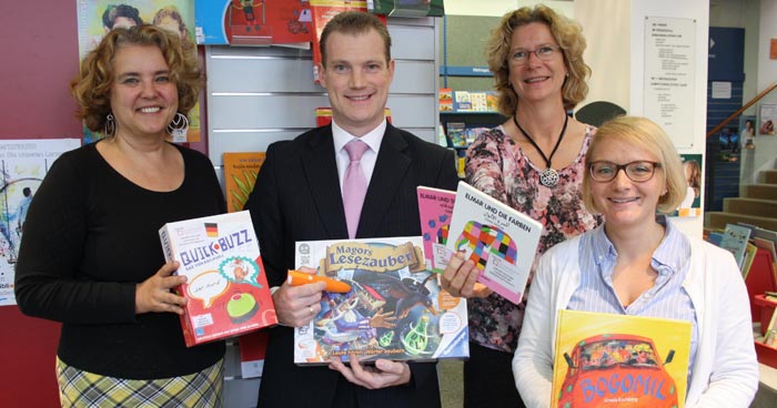 Stadtbibliothek Paderborn unterstütz Flüchtlinge