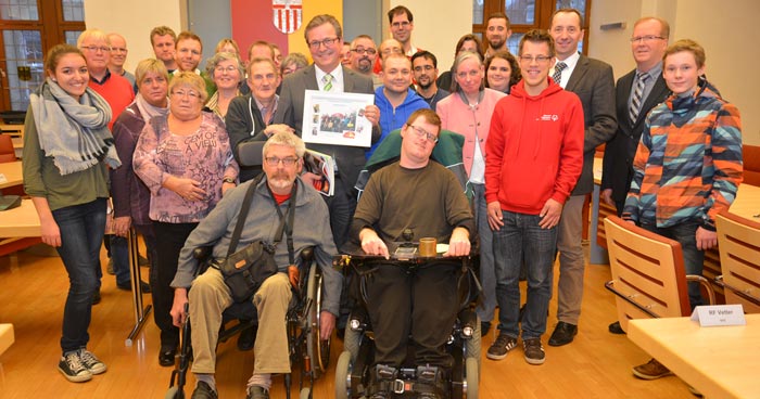 Empfang für Menschen mit Behinderung im Paderborner Rathaus