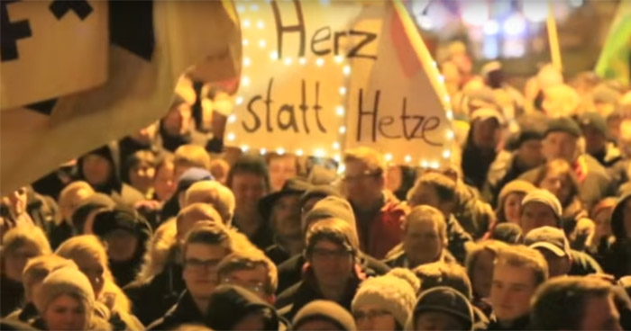 Demo in Paderborn gegen AfD