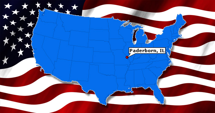 Paderborn, USA, Illinois, Amerika