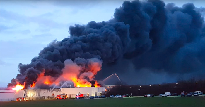 Brand bei Westfleisch Paderborn