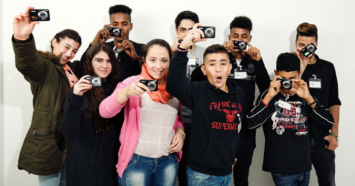 Flüchtlinge fotografieren in Paderborn