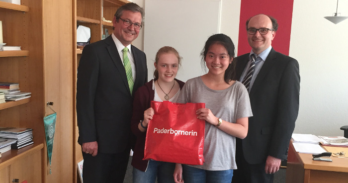 Neuseeländerin besucht Paderborn Schüleraustausch