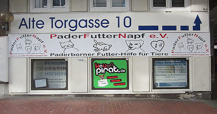 PaderFutterNapf - erste Futter-Ausgabestelle in Paderborn