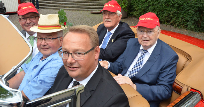 Drei Paderborner Bürgermeister sagen: "Danke, Anton!"