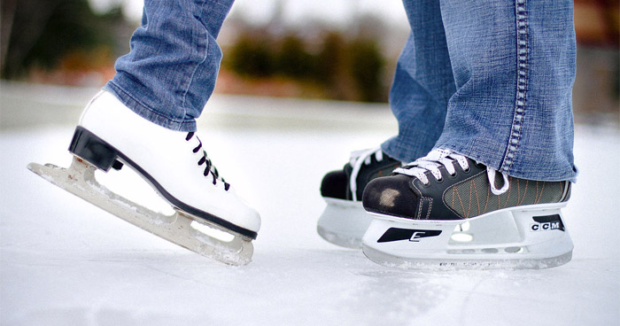 Eisbahn Paderborn Schlittschuh