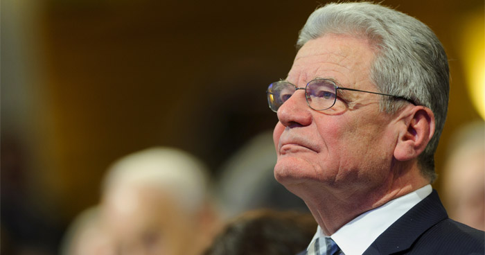 Bundespräsident Joachim Gauck in Paderborn