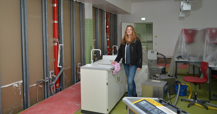 Wasserschaden im Reismann-Gymnasium Paderborn