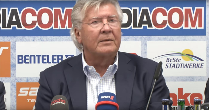 Wilfried Finke Comeback SC Paderborn