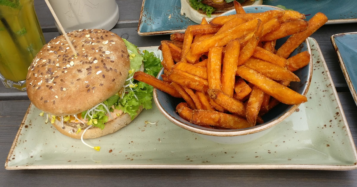 Hähnchenbrust Burger Hans im Glück Paderborn