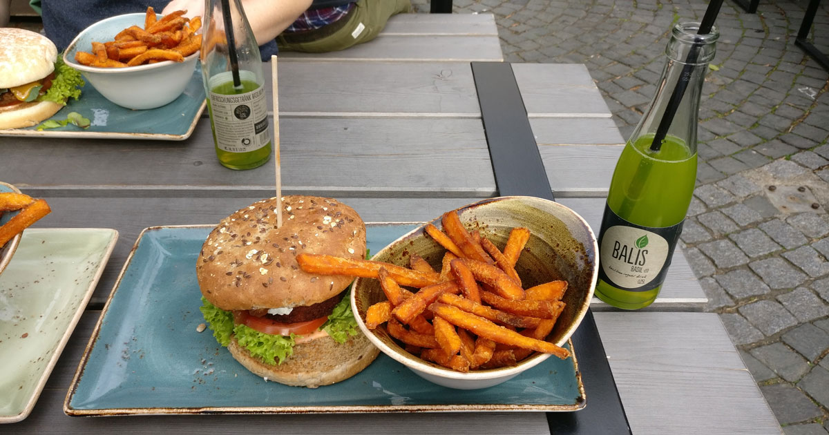 Vegetarischer Burger Hans im Glück Paderborn